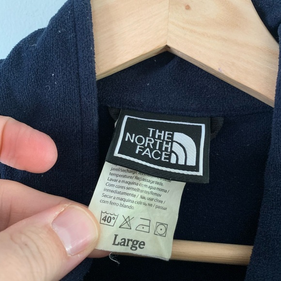 Vintage 90s The North Face Navy Full-Zip Jacket - Picture 2 of 5